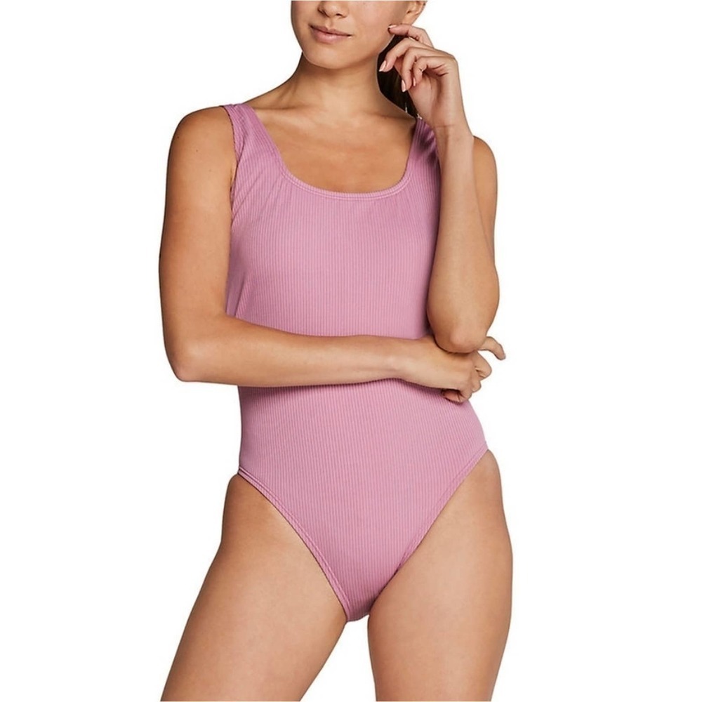 Speedo One Piece Bikini Ribbed‎ NWT Size 12